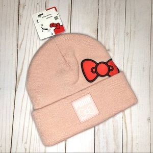 puma hello kitty beanie black